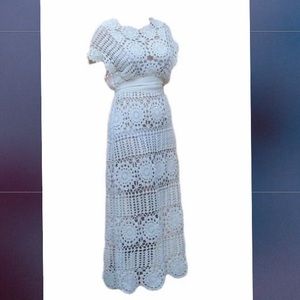 Crochet dress s/m  vintage dress chic